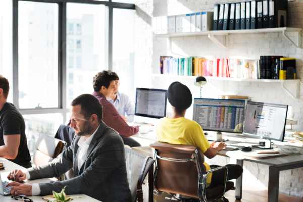 a person pursuing productivity with purpose at work